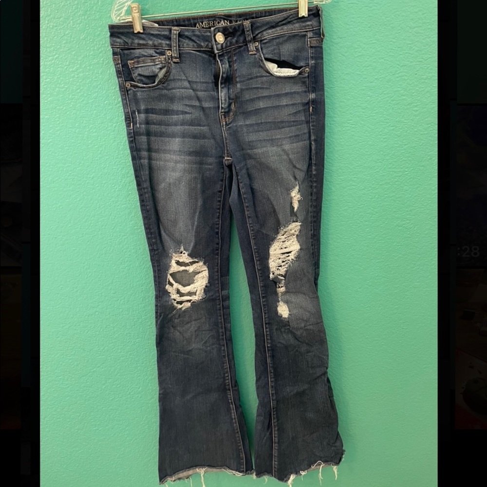 American eagle flare jeans